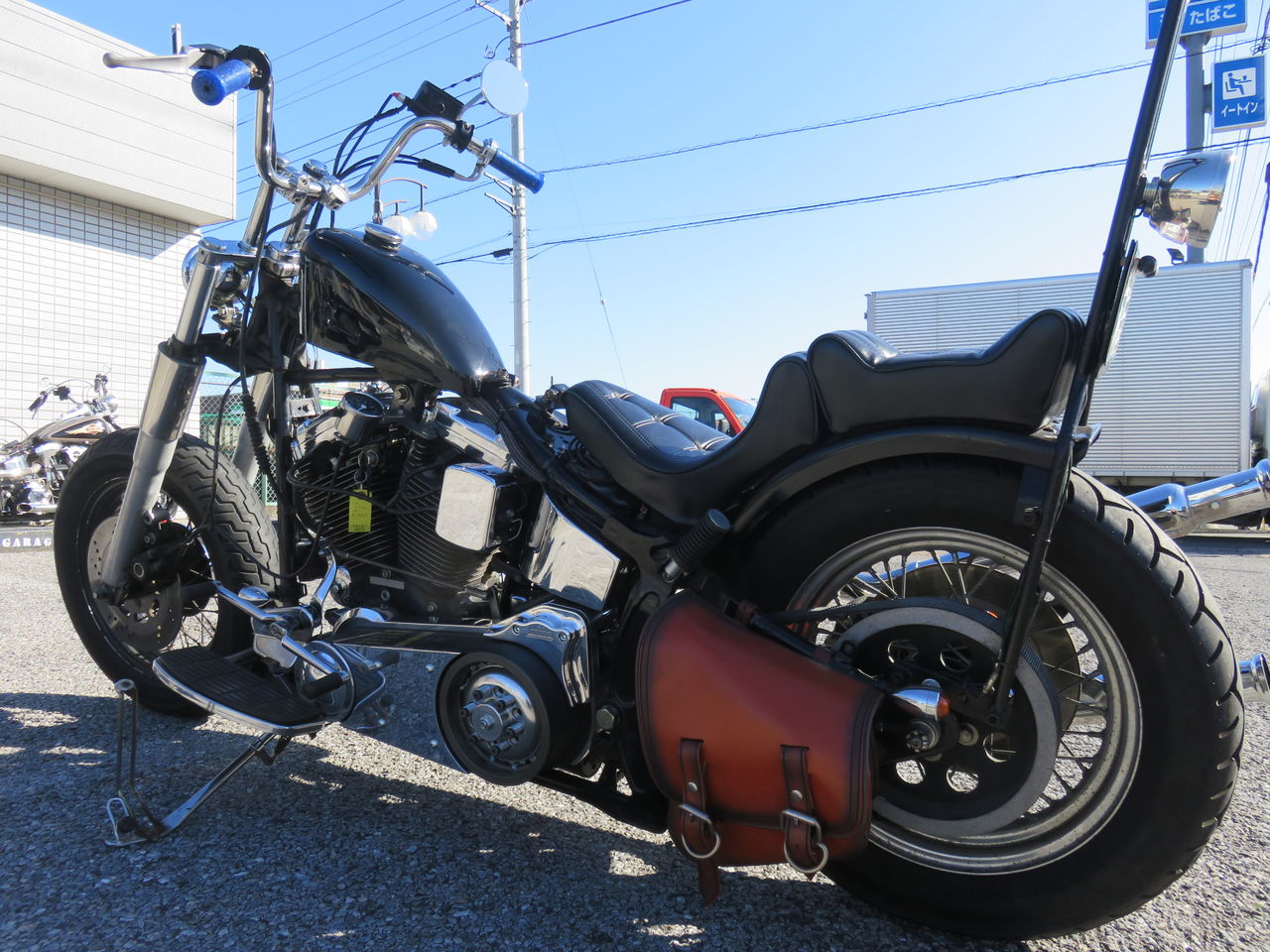 1993年式FLSTC BDLオープンベルト取付け！！ : HarleyDavidson