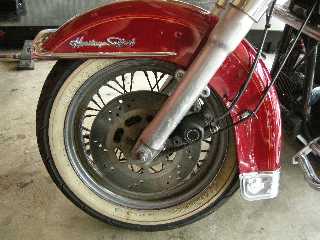 ハーレーソフテール純正ホイール ホワイトウォール ハーレーソフテール純正ホイール ホワイトウォール - メルカリ