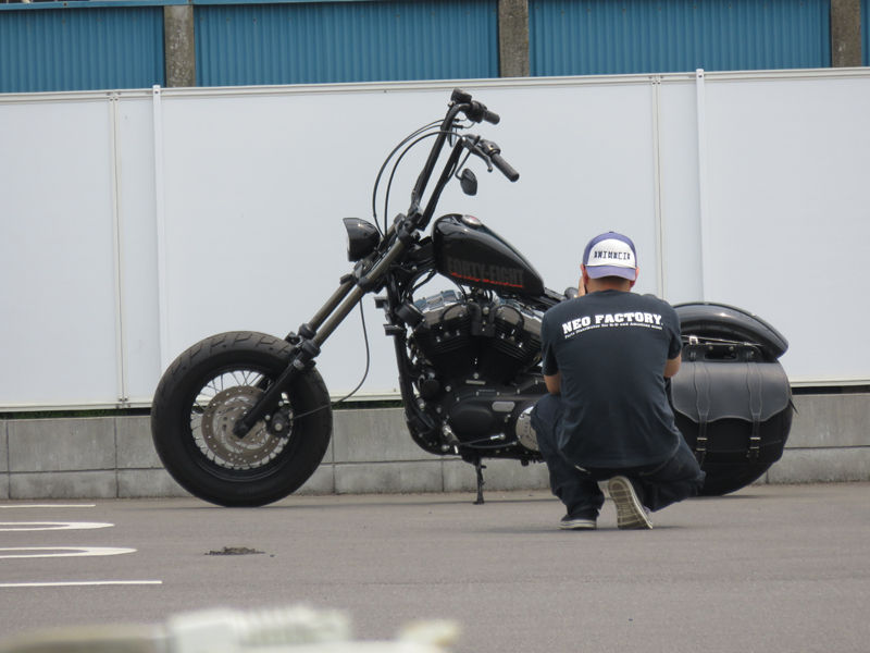 2013年式XL1200Xのフロントエンドカスタム : HarleyDavidsonパーツ