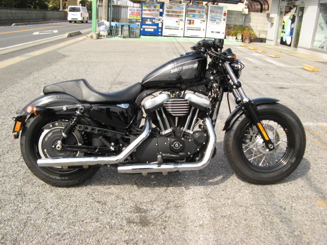 2012年式XL1200X フォーティーエイトにアイコンサス取り付け 2012年式XL1200X フォーティーエイトにアイコンサス取り付け