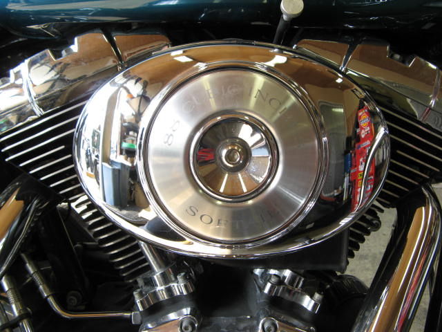 2004年式FXSTD ソフテイル・デュースにクリアキンエアクリーナー