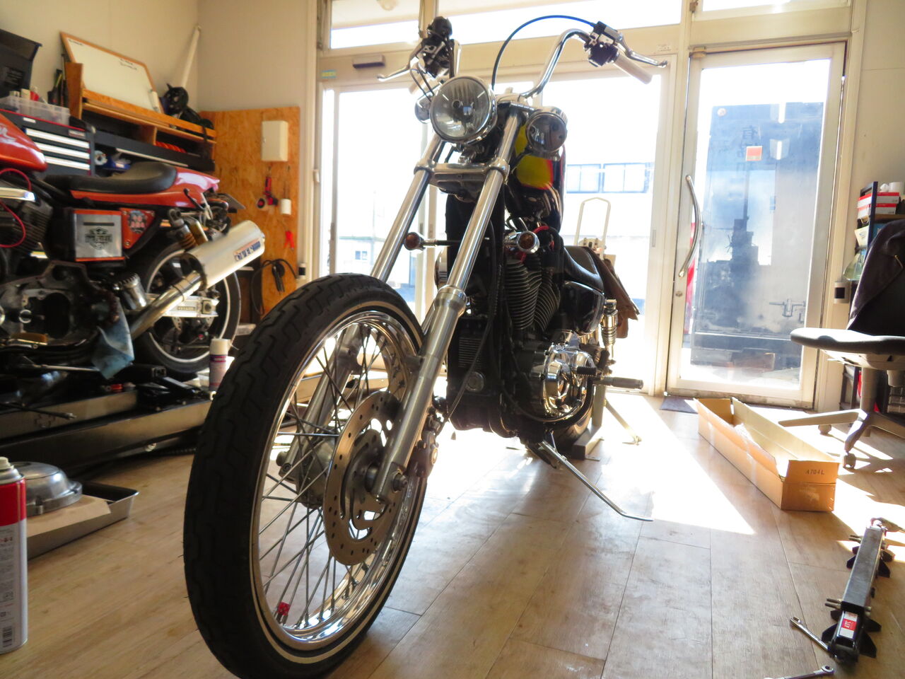 ☆2013年式XL1200V☆ロングフォークでルート72を走り抜ける