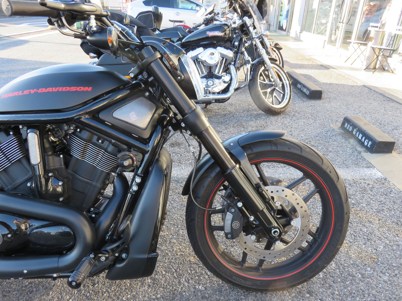 2017年式VRSCDX フォークカバー&リヤショック交換 : HarleyDavidson 