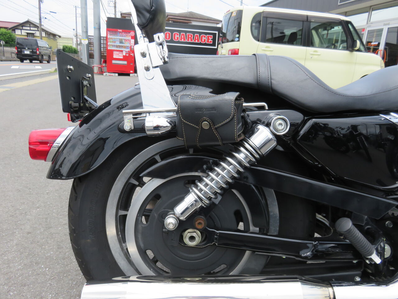 TAKUBO様ハーレーダビッドソン vrod用 IKON製 リアショック アイコン