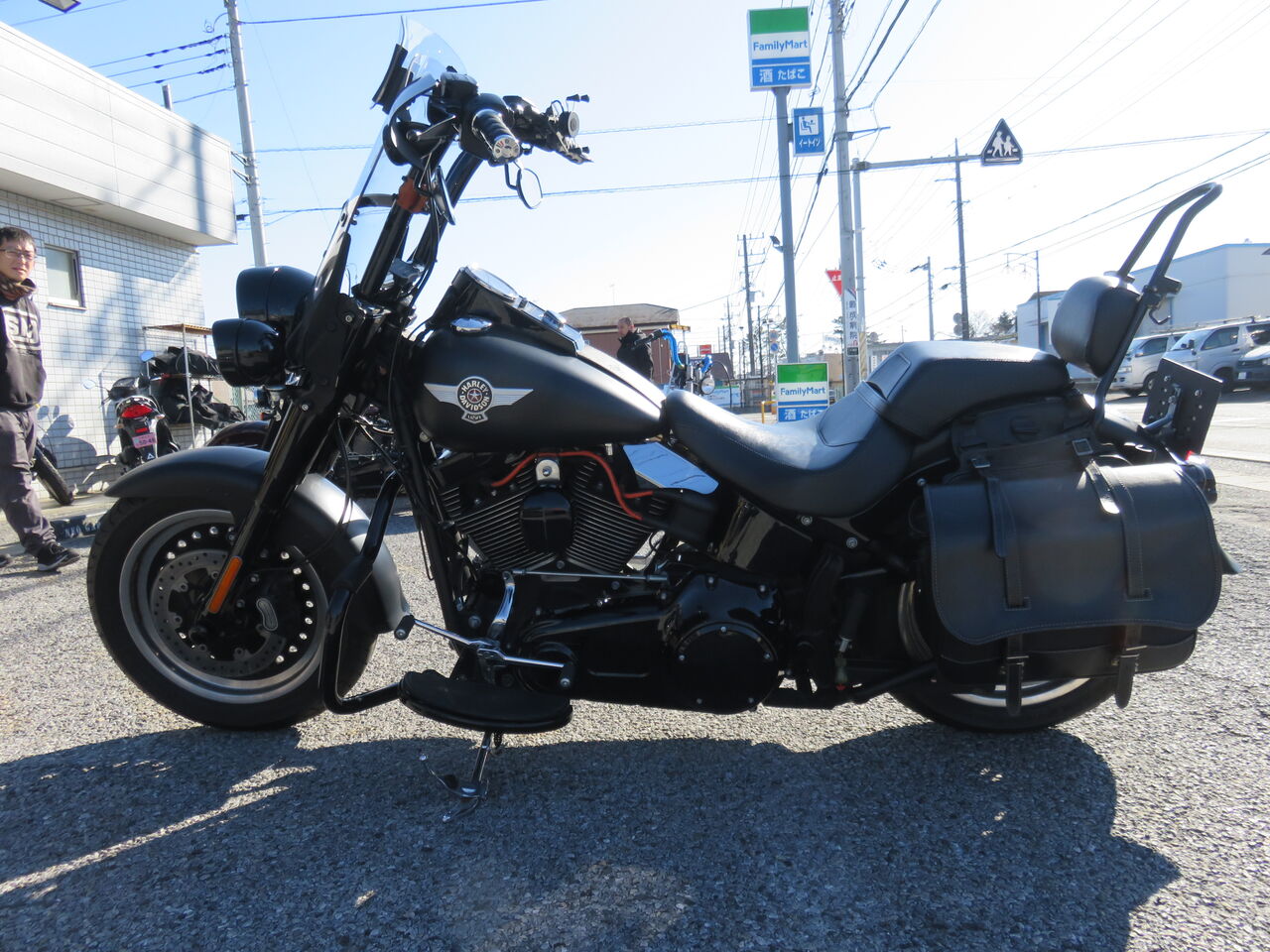 2016年式 FLSTFBS トリプル交換＆ロングフォーク化!! : HarleyDavidson