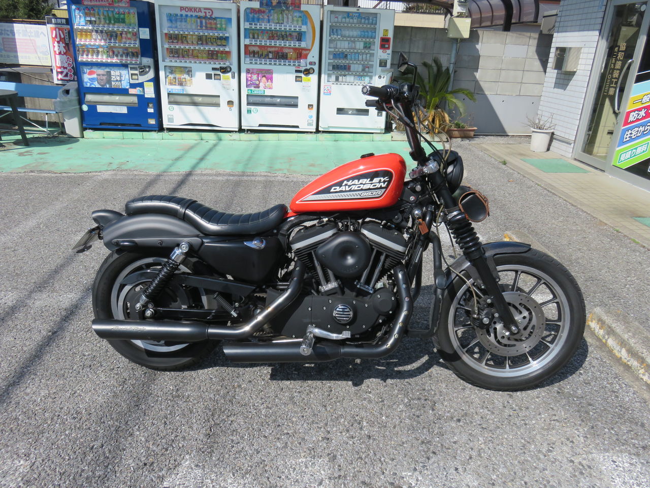 2007年式XL883R コイル移設とタンクアップ!! : HarleyDavidson 2007年式XL883R コイル移設とタンクアップ!! : HarleyDavidson