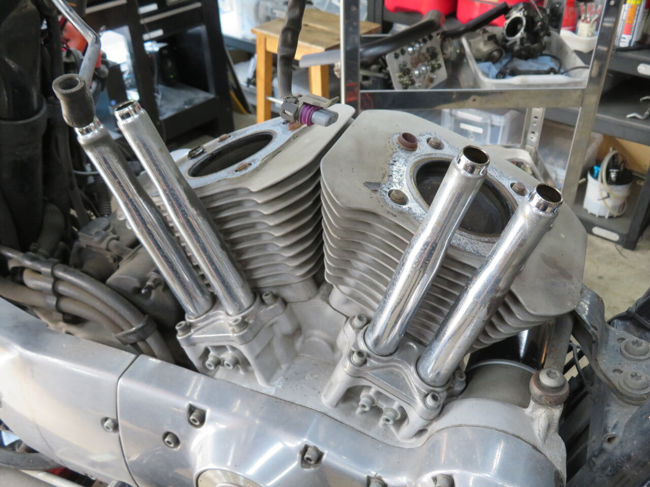 2005年式XL883 1200CCにボアアップ・カム・キャブ交換などなど