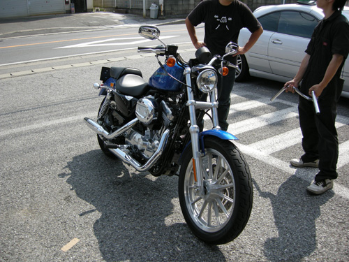 7/8 2007年式XL883スポーツスターのお客様 : HarleyDavidson