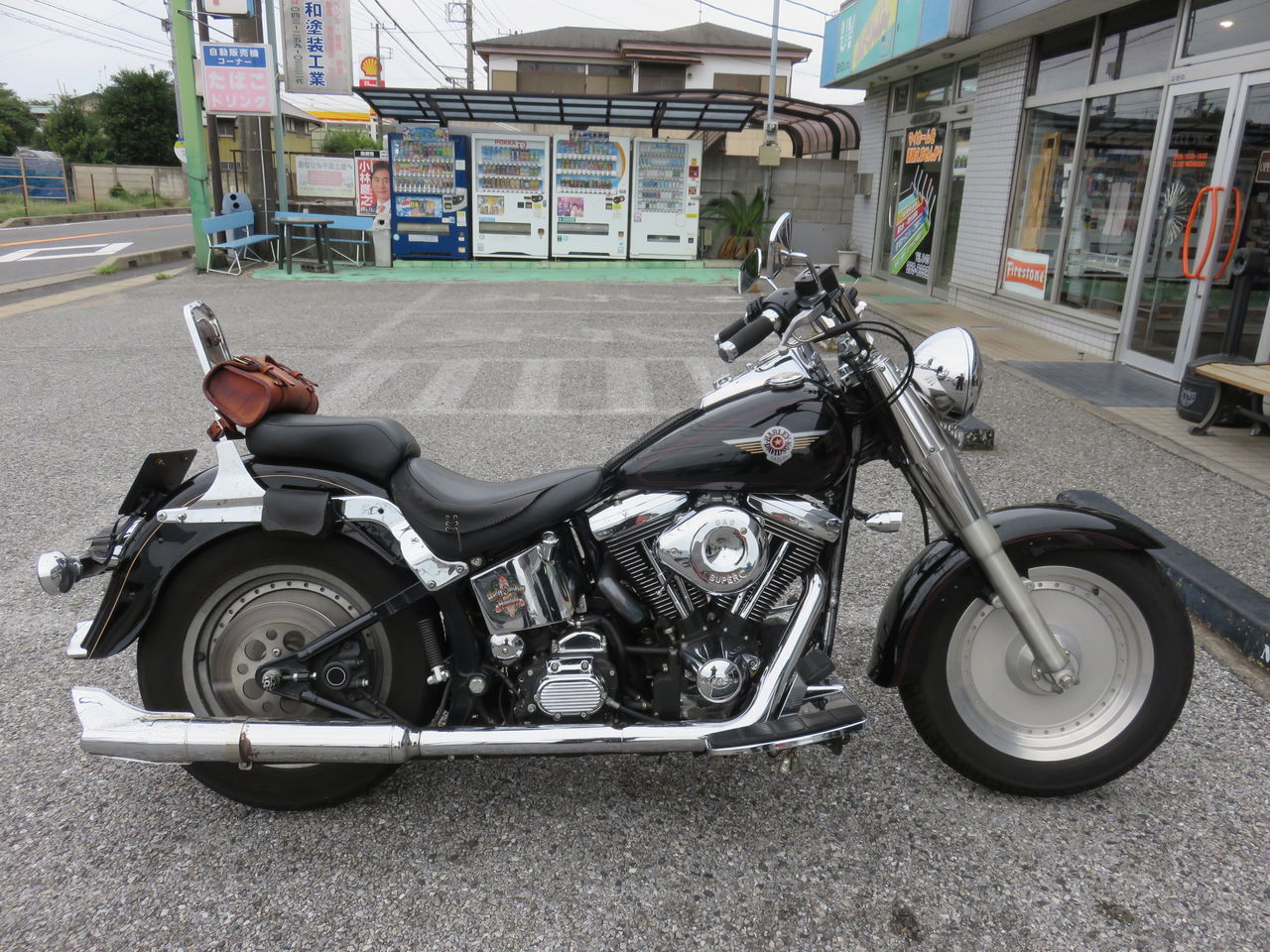 1999年式FLSTF 前後トラックテック取付！！ : HarleyDavidsonパーツ 