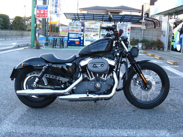 2010年式XL1200N ナイトスターに防犯レバー装着 2010年式XL1200N ナイトスターに防犯レバー装着