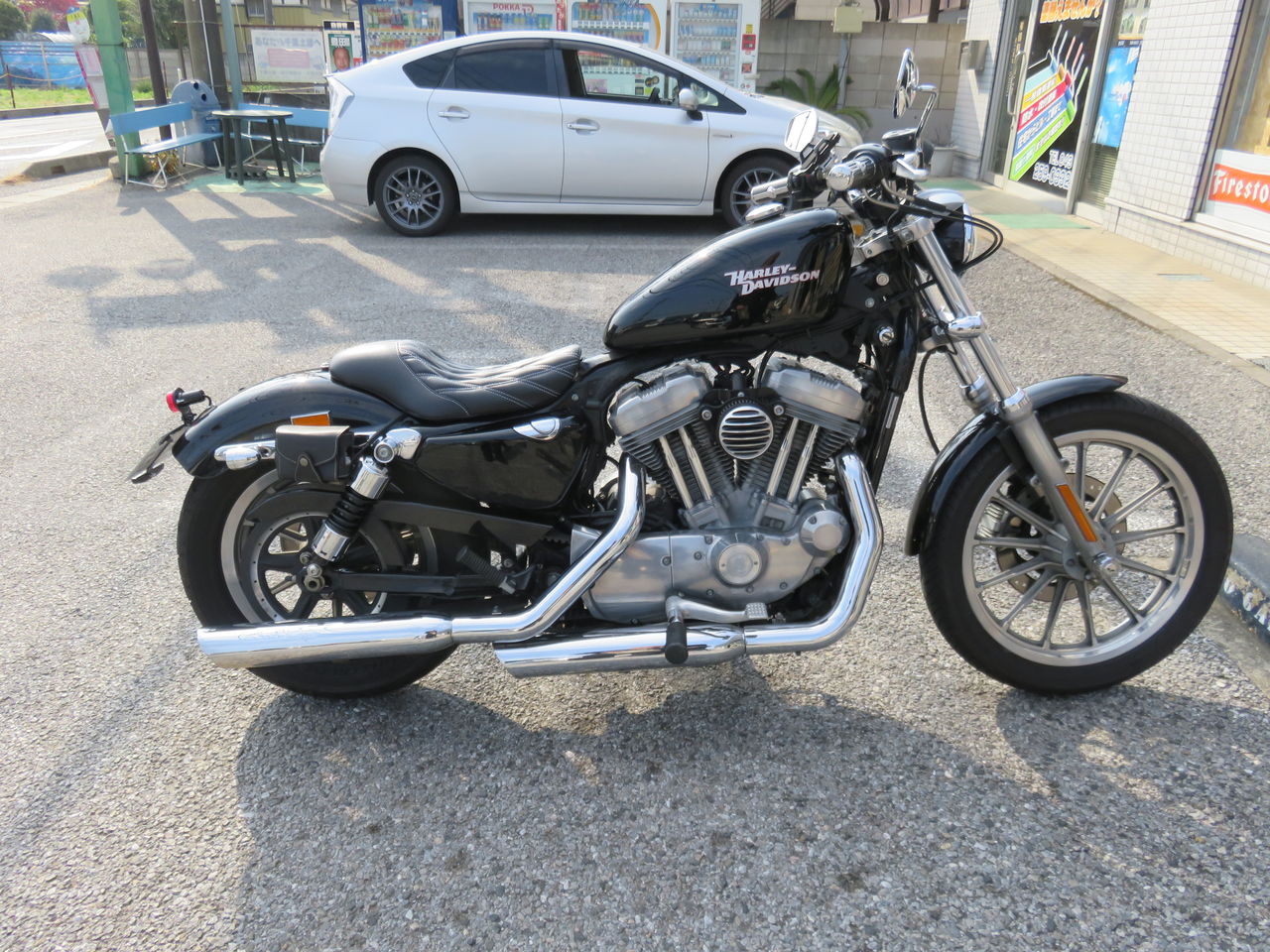 2009年式XL883R リアフェンダーカット : HarleyDavidsonパーツ