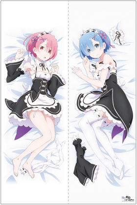 Re:ゼロから始める異世界生活 ラム&レム抱枕カバー添い寝シーツ