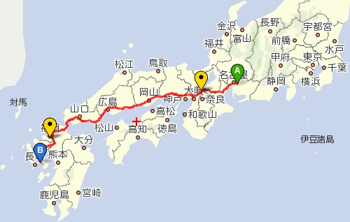 ネオポジラボ 名古屋から福岡まで800kmを車で走破してみた