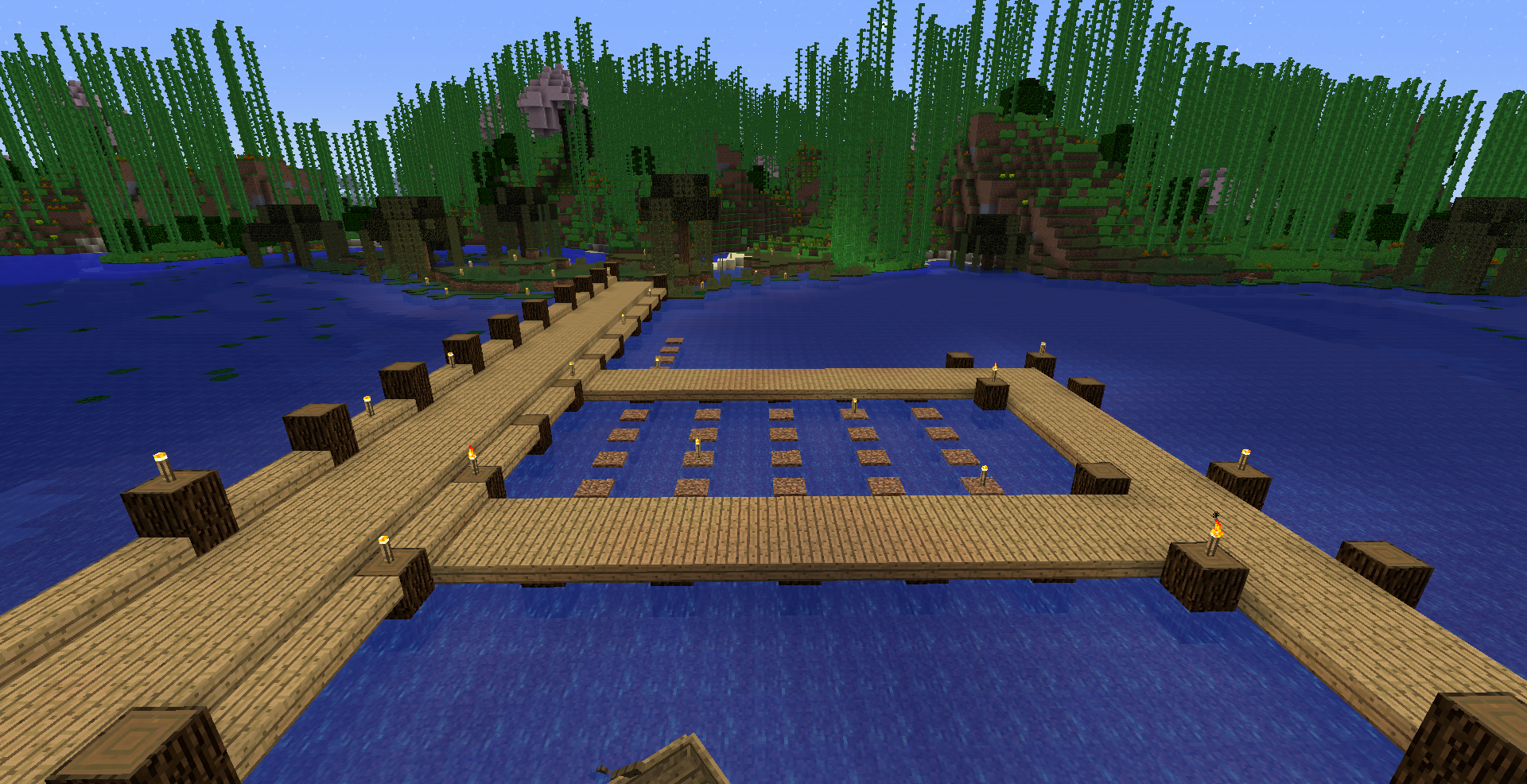 マイクラ日記 Part42 魚釣区に養殖場を作る ねぷちゅーんのマイクラ日記