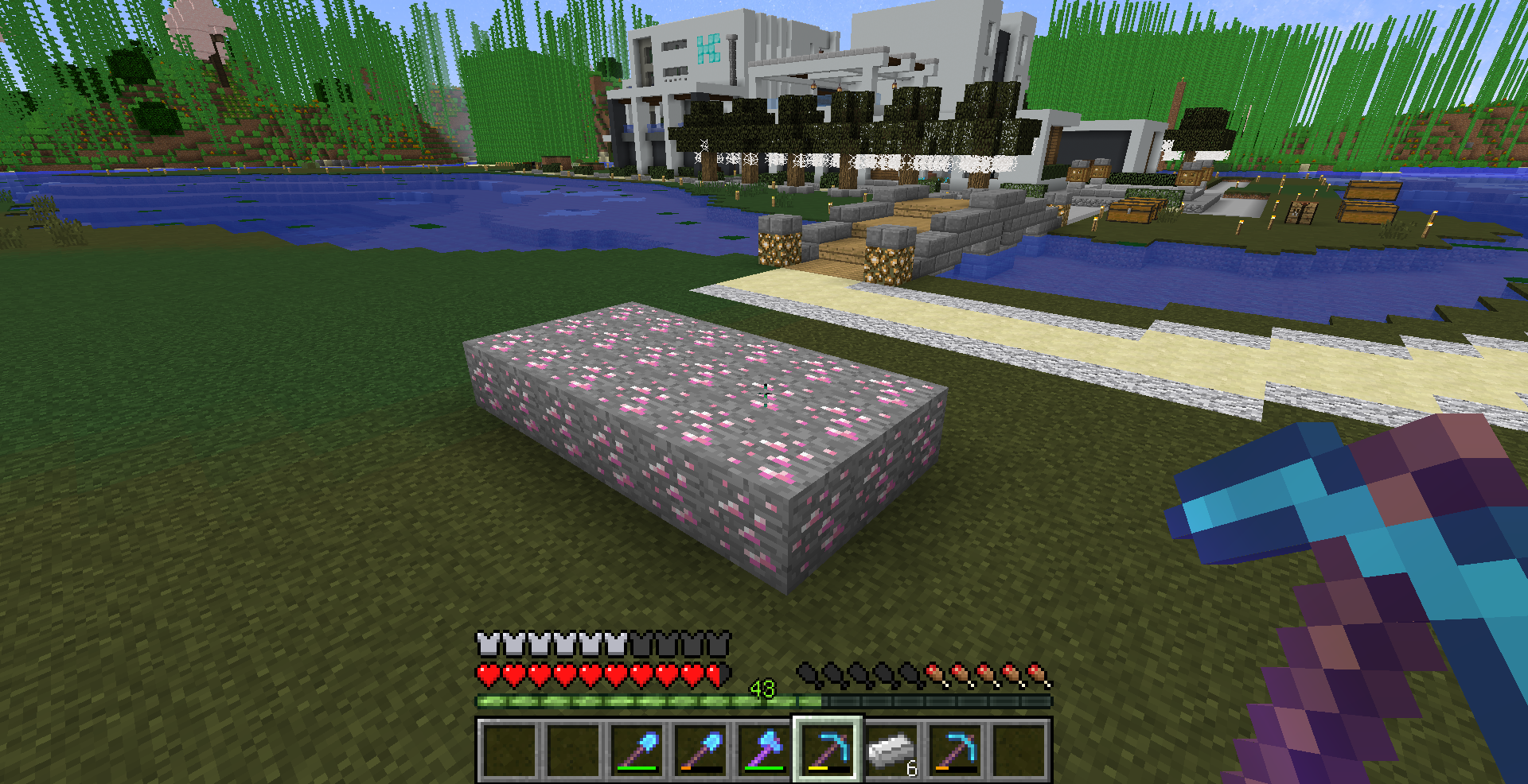 マイクラ日記 Part143 桜色のツールと大量の鉄 ねぷちゅーんのマイクラ日記