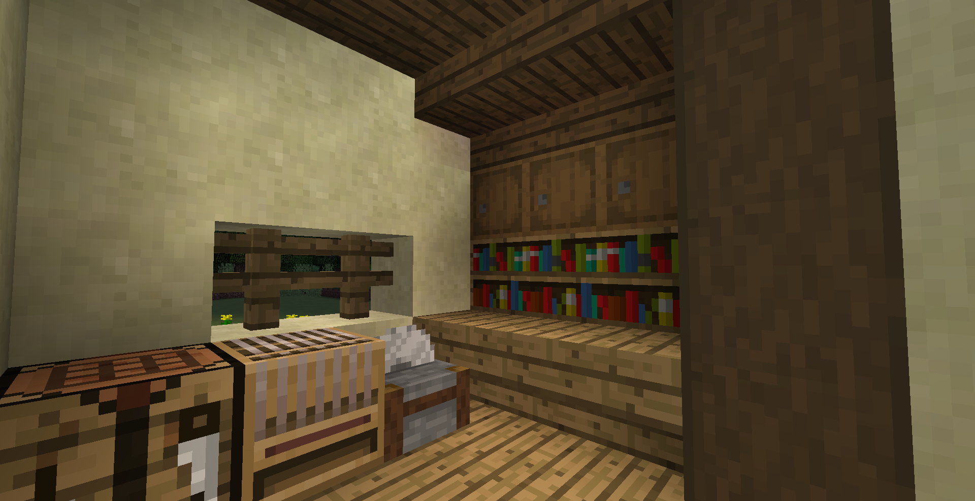 マイクラ日記 Part115 新要素 笑 で家を建てる 中編 ねぷちゅーんのマイクラ日記