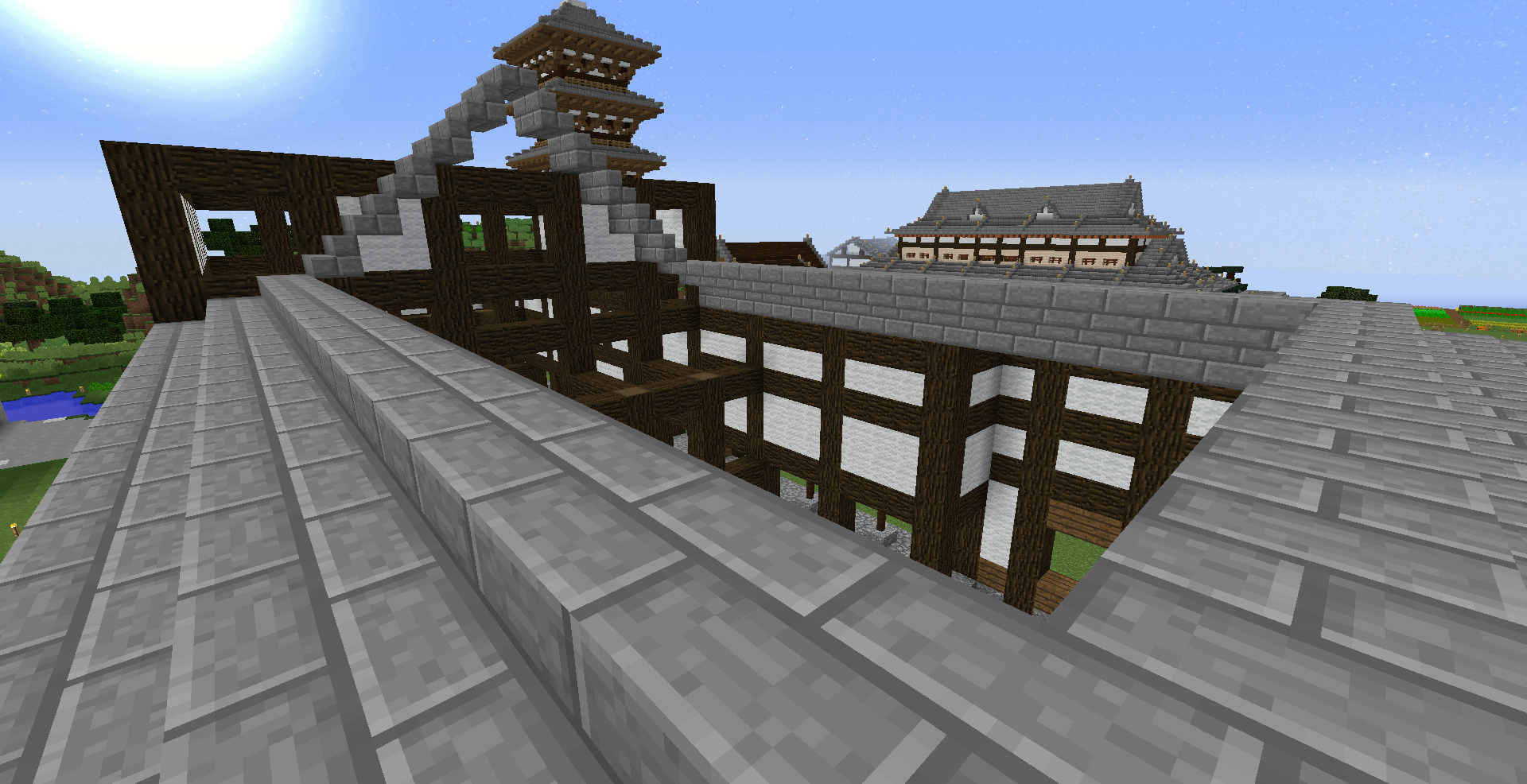 マイクラ日記 Part75 中央区にバカでかい駅舎を作る ねぷちゅーんのマイクラ日記