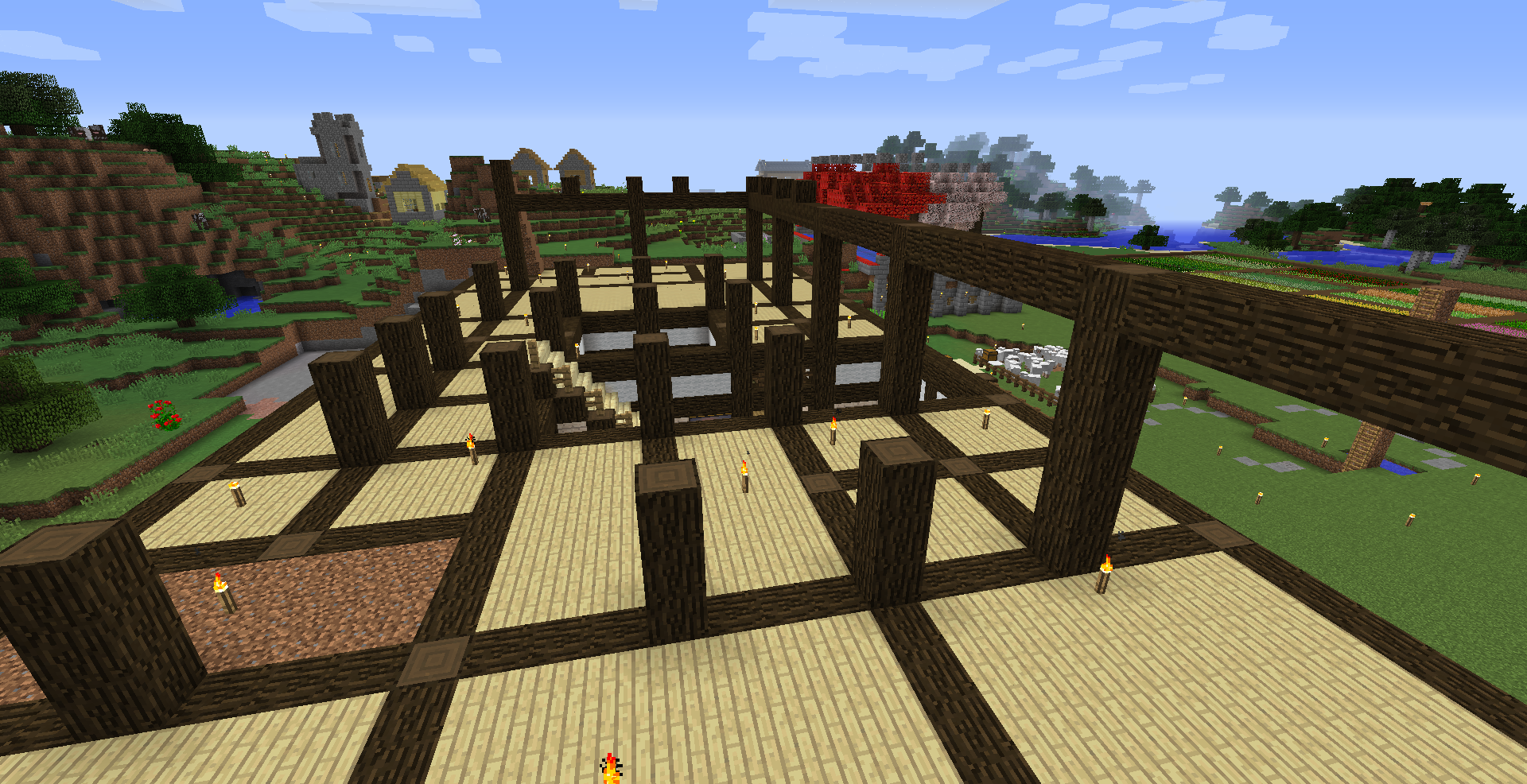 マイクラ日記 Part23 拠点の屋敷を作る ねぷちゅーんのマイクラ日記