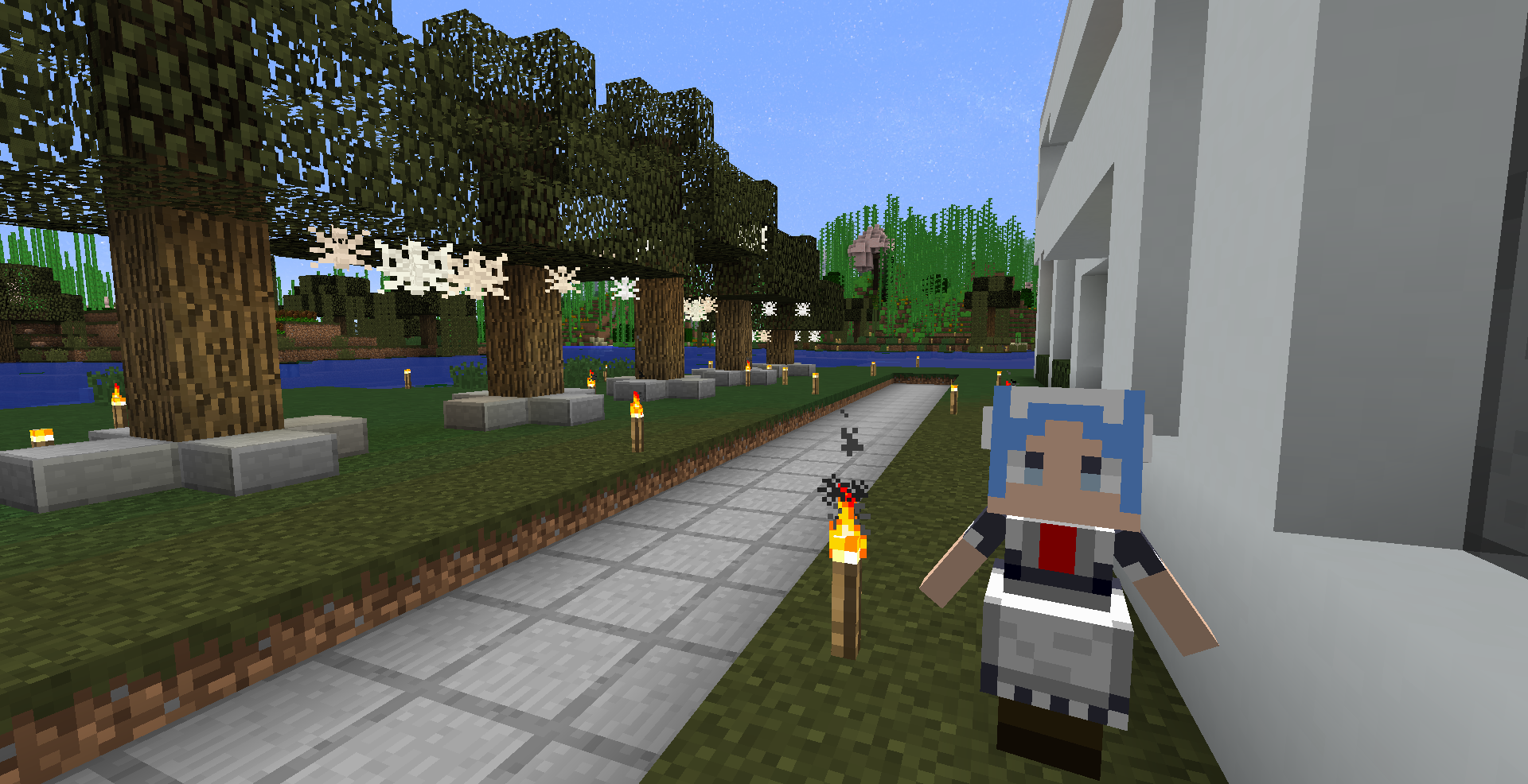 マイクラ日記 Part42 魚釣区に養殖場を作る ねぷちゅーんのマイクラ日記