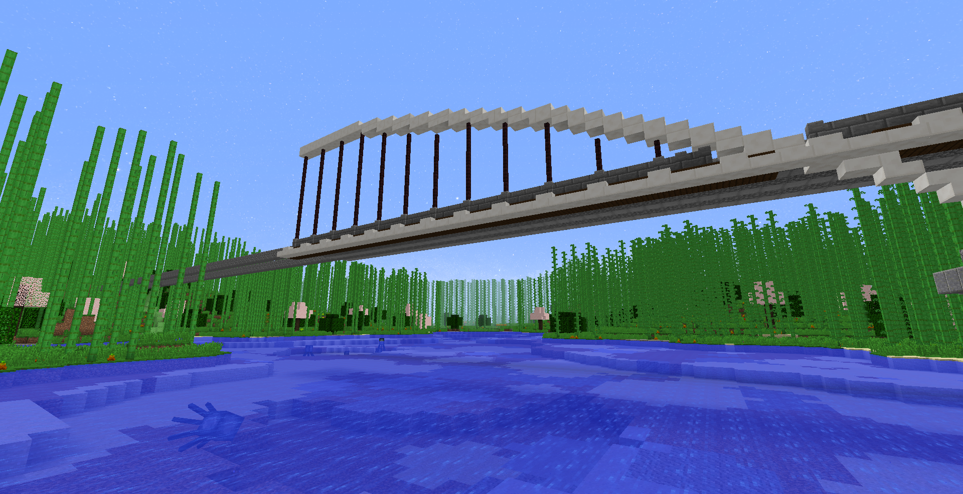 マイクラ日記 Part119 巨大鉄道橋を架ける 前編 ねぷちゅーんのマイクラ日記