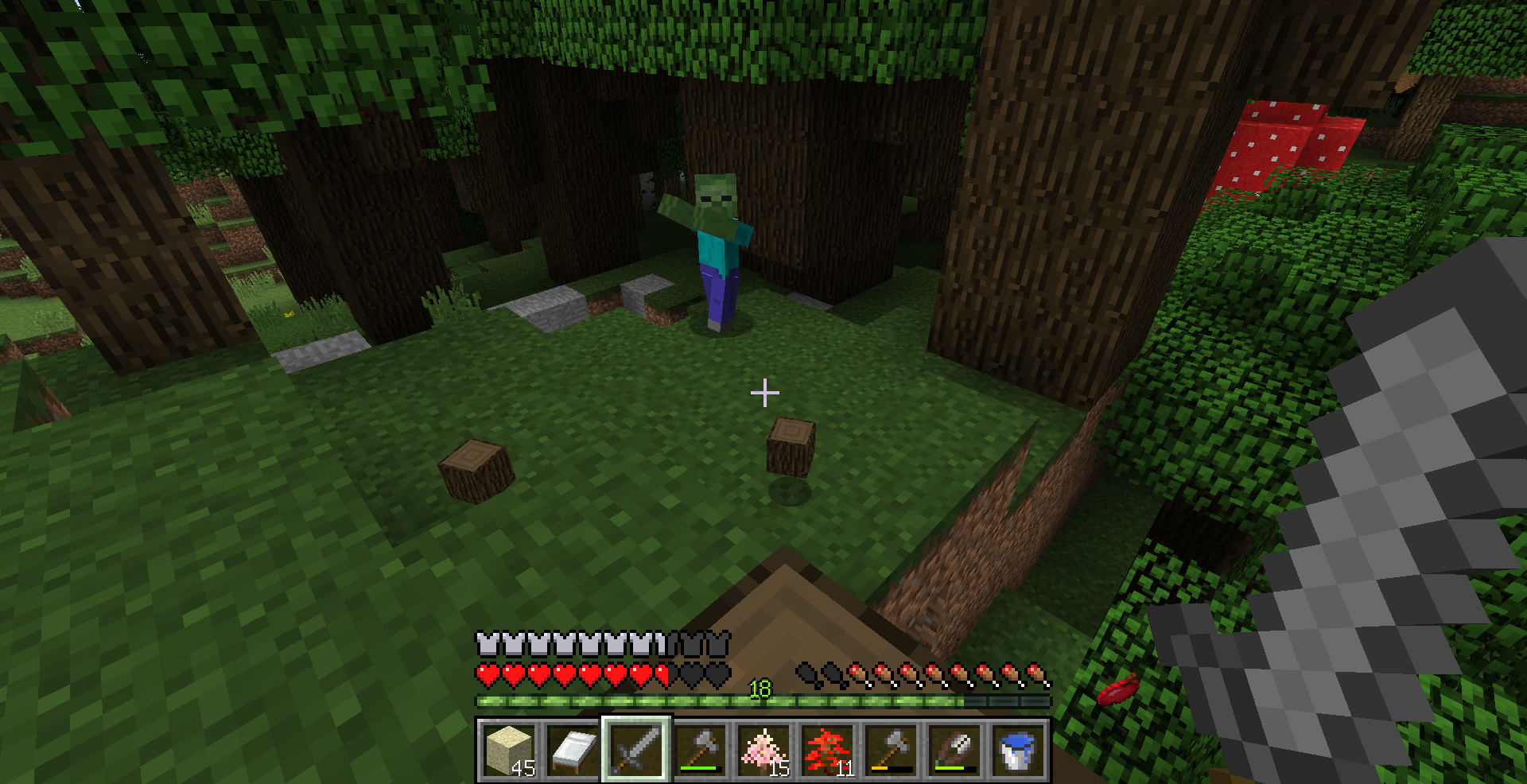 マイクラ日記 Part14 拠点の屋敷を作る 植林場を改造する ねぷちゅーんのマイクラ日記