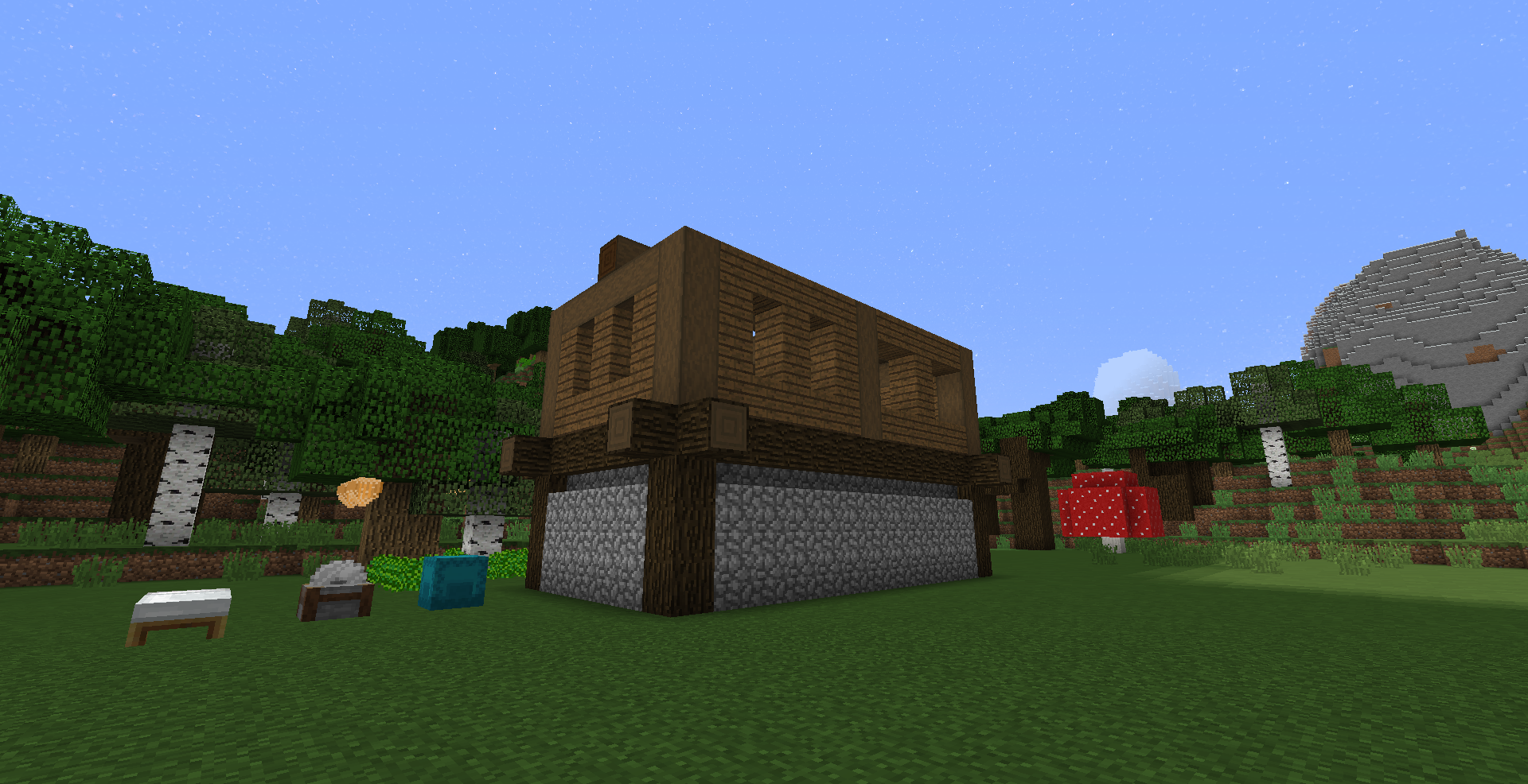 マイクラ日記 Part126 陽ノ原区に倉庫を作る ねぷちゅーんのマイクラ日記