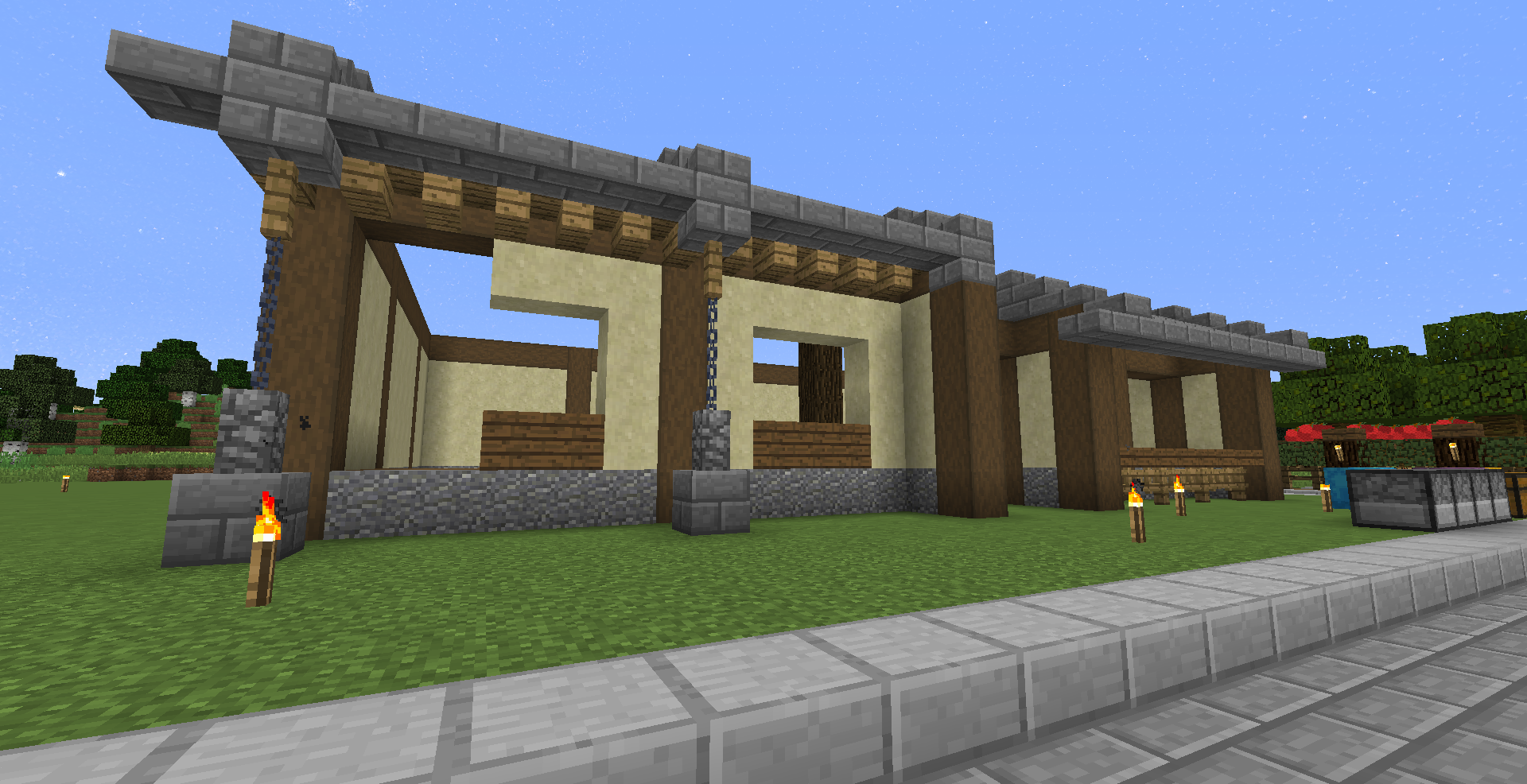 マイクラ日記 Part114 新要素 笑 で家を建てる 前編 ねぷちゅーんのマイクラ日記
