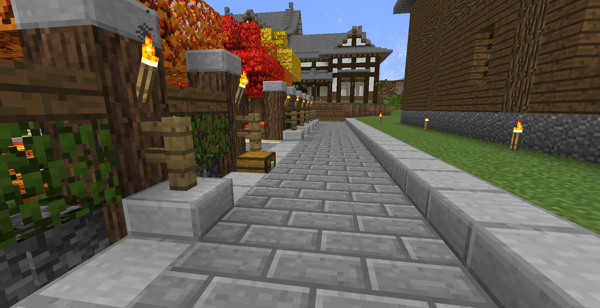 マイクラ日記 Part86 駅前に鳥居公園を整備する ねぷちゅーんのマイクラ日記