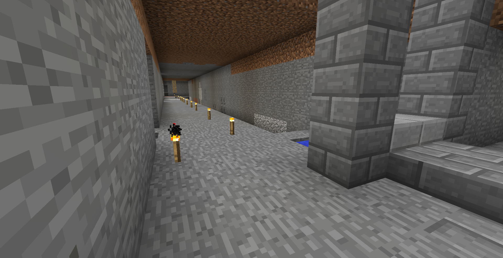 マイクラ日記 Part61 地下世界 創造ス 通路 倉庫システム編 ねぷちゅーんのマイクラ日記