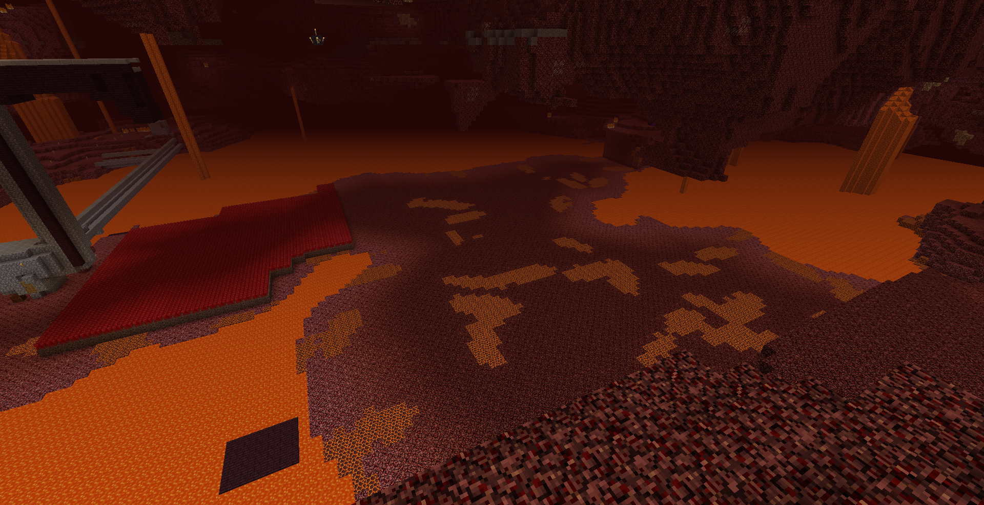 マイクラ日記 Part118 ネザートラップ作成記 整地編 ねぷちゅーんのマイクラ日記