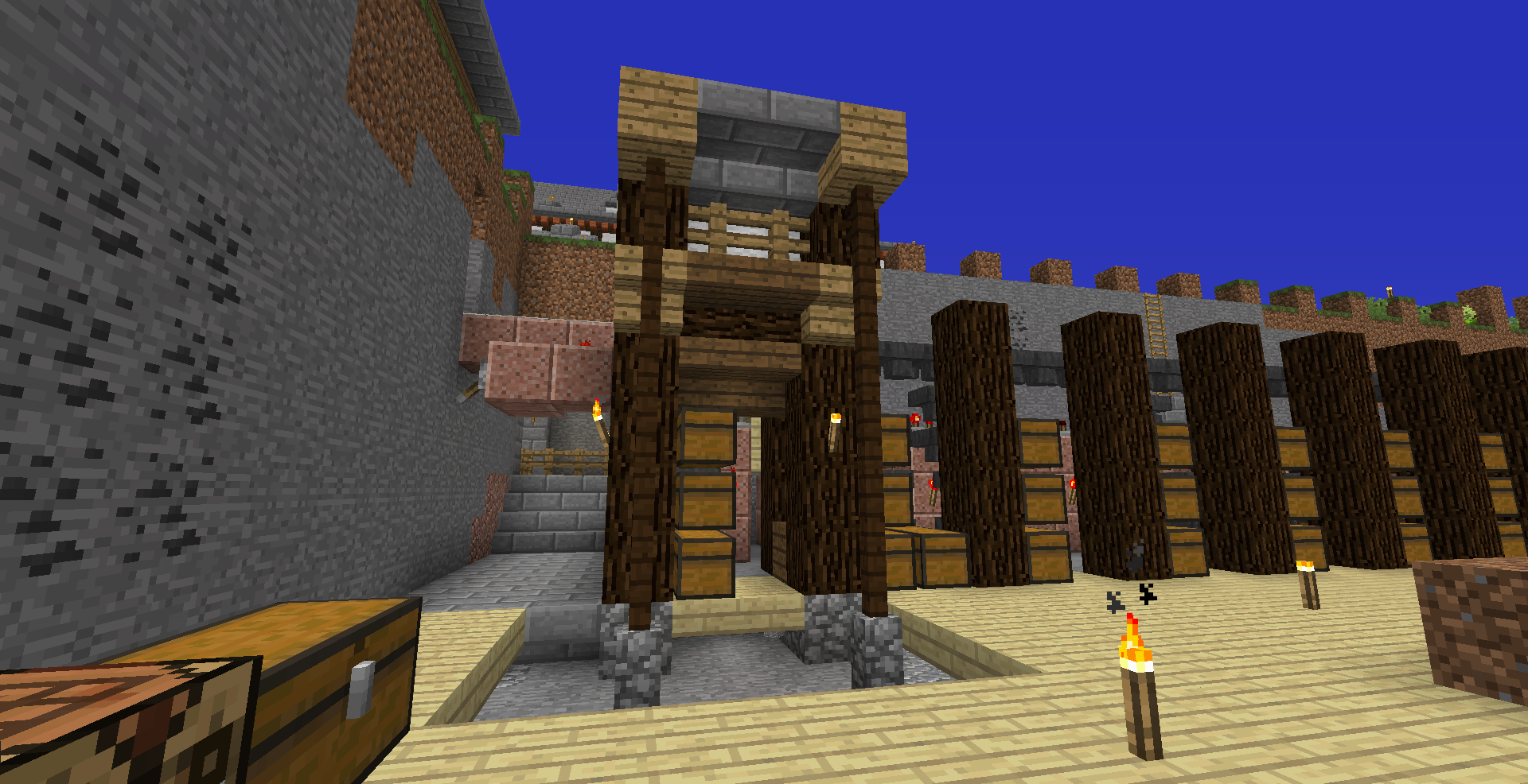マイクラ日記 Part62 地下世界 創造ス 倉庫内装編 ねぷちゅーんのマイクラ日記
