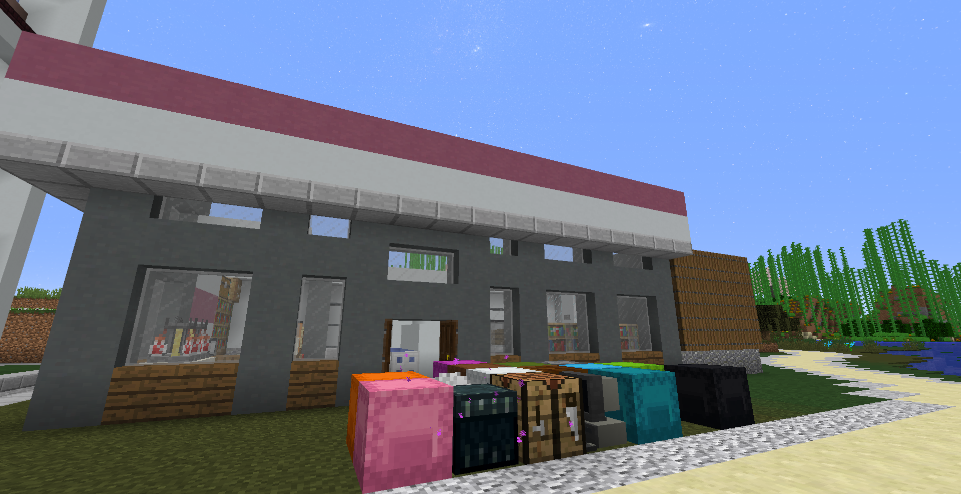 マイクラ日記 Part145 コンビニ1号店 後編 ねぷちゅーんのマイクラ日記