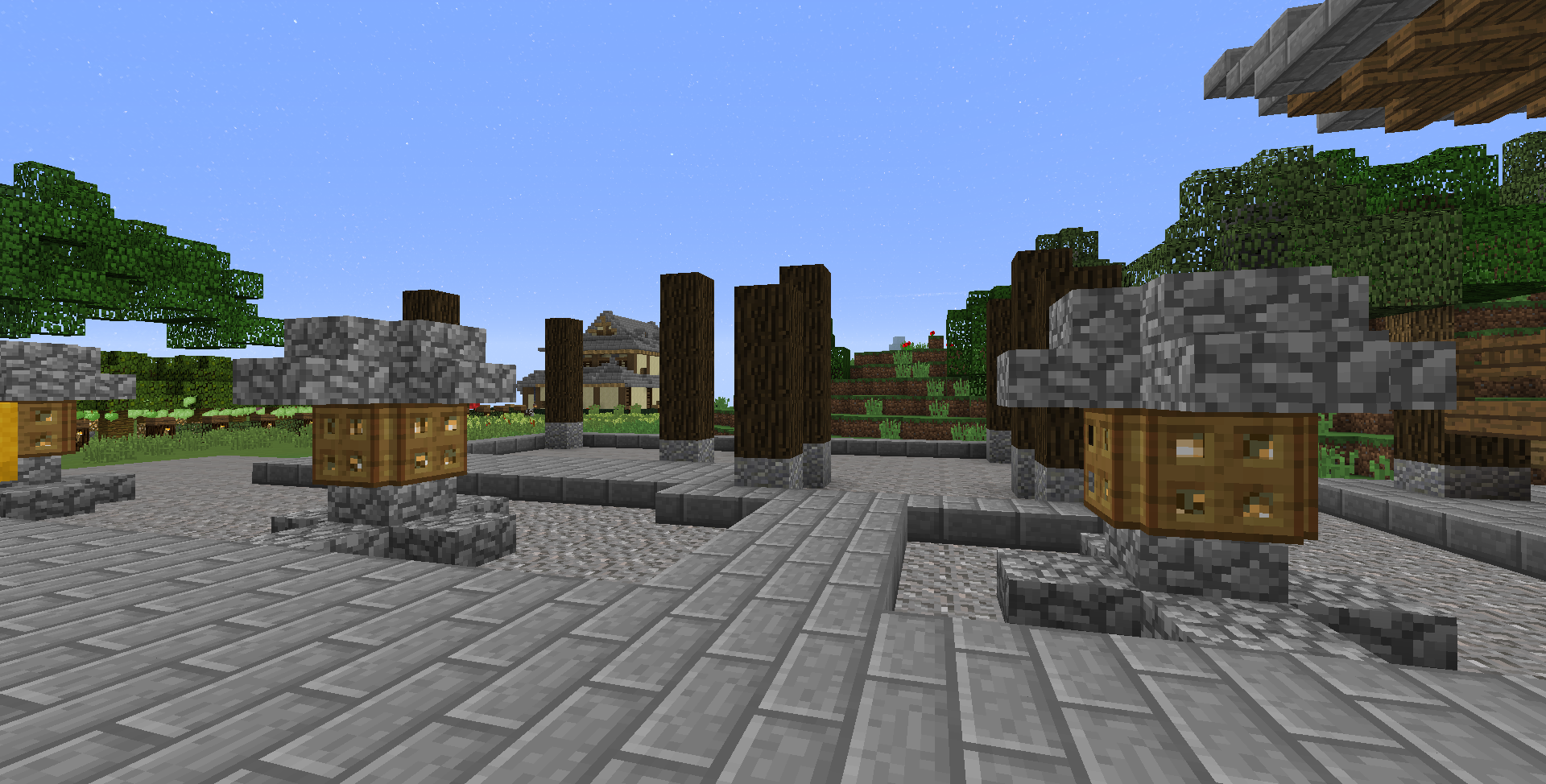 マイクラ日記 Part150 神社を建てる 後編 ねぷちゅーんのマイクラ日記