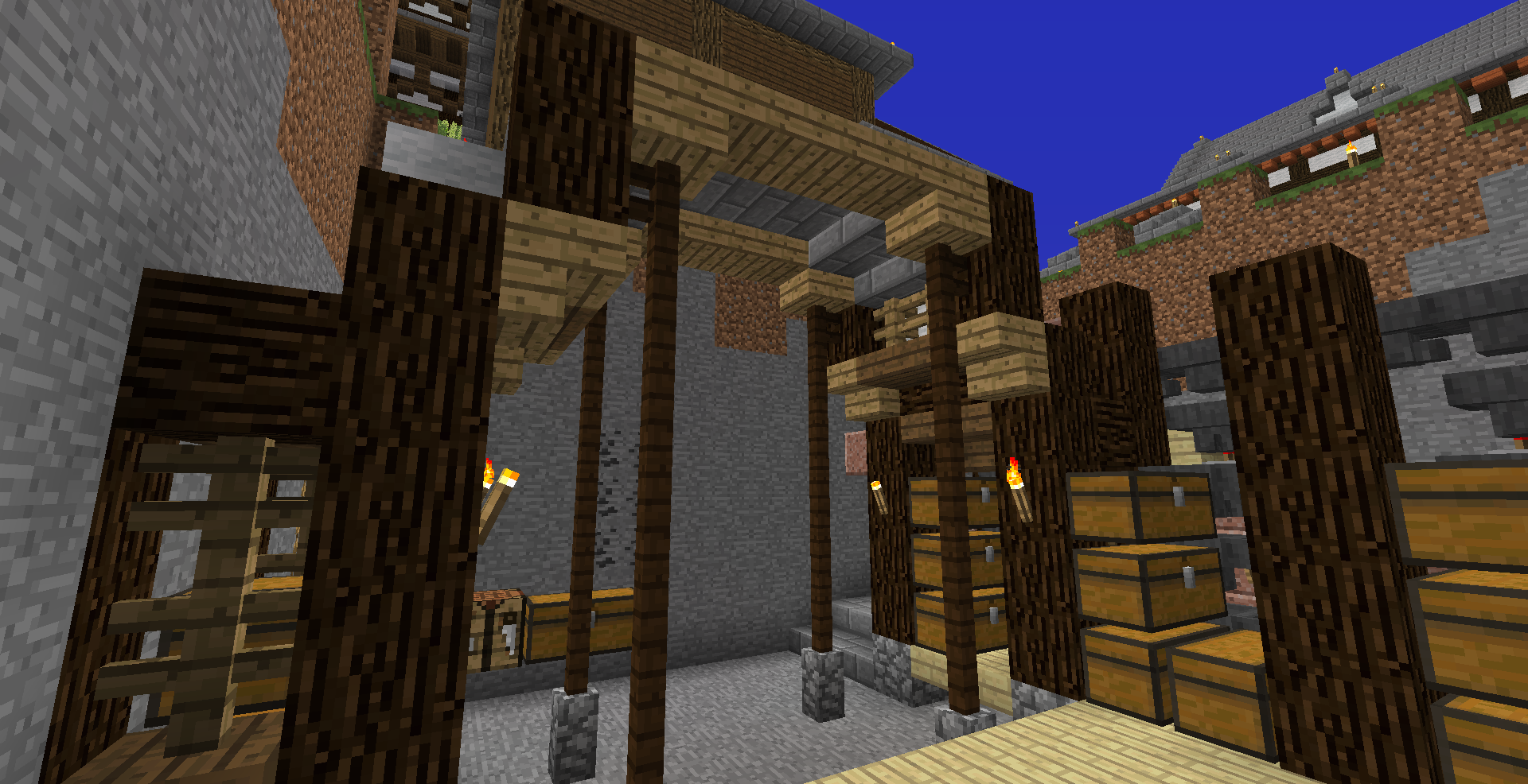 マイクラ日記 Part62 地下世界 創造ス 倉庫内装編 ねぷちゅーんのマイクラ日記