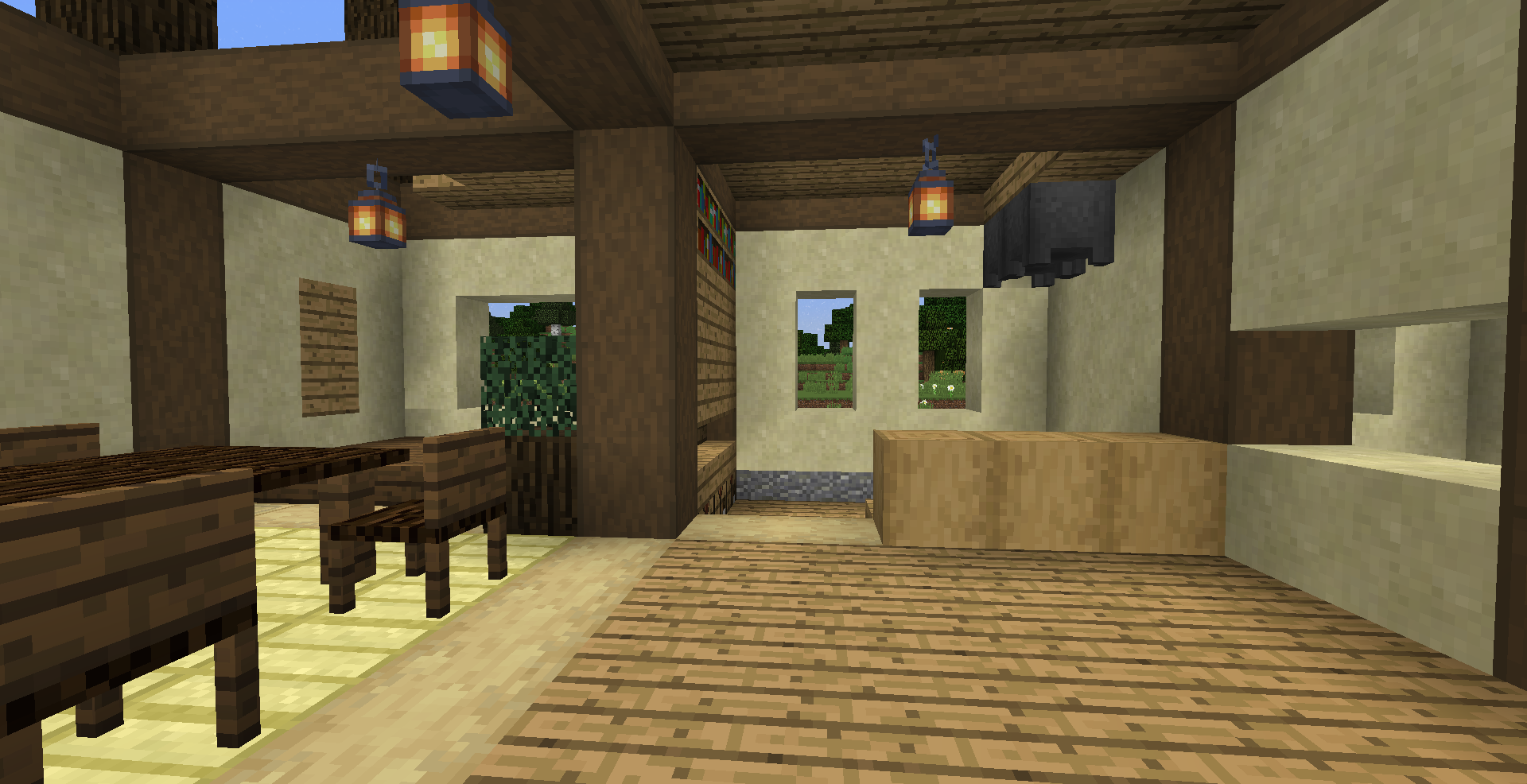 マイクラ日記 Part115 新要素 笑 で家を建てる 中編 ねぷちゅーんのマイクラ日記