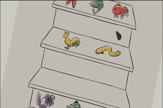 絵の中の黒い点
