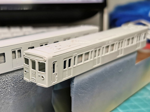 京王6000系(臙脂帯の3両+2両)を作る【3】 : 押上車両工場の製作日報