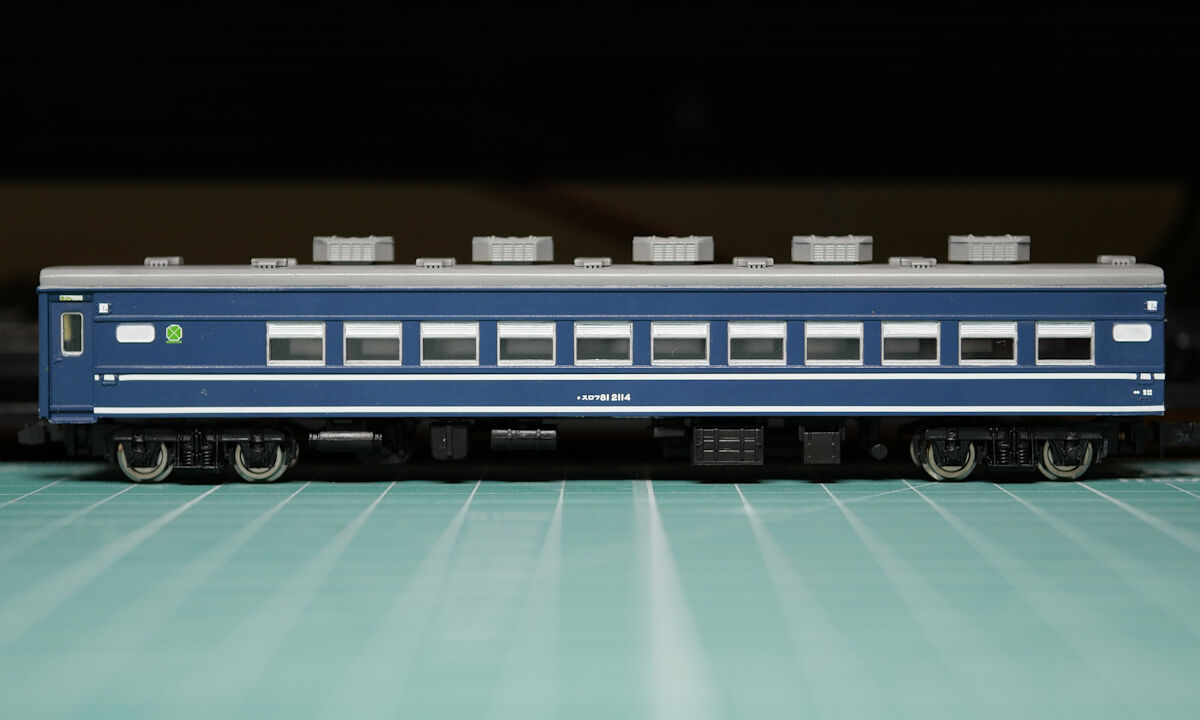 スロ81系 お座敷列車「シナ座」を作る【6・仮完成】 : 押上車両