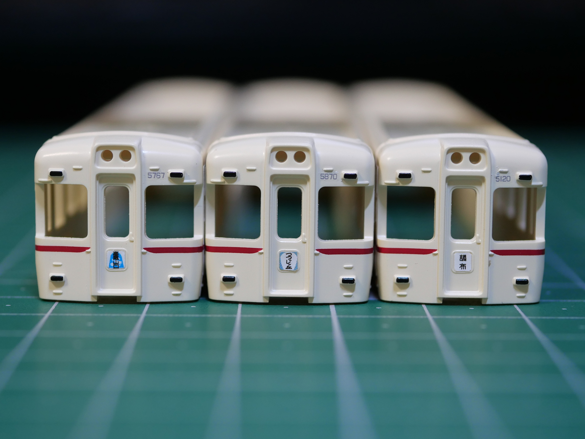 京王5000系(初代)の塗装済みキットを組もう【2】 : 押上車両工場の製作日報