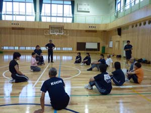 トランポリン利用講習会 駆ける足跡