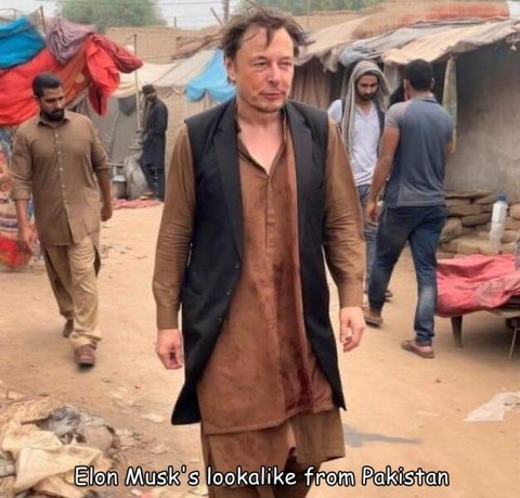 パキスタンのイーロン・マスクそっくりさんｗ