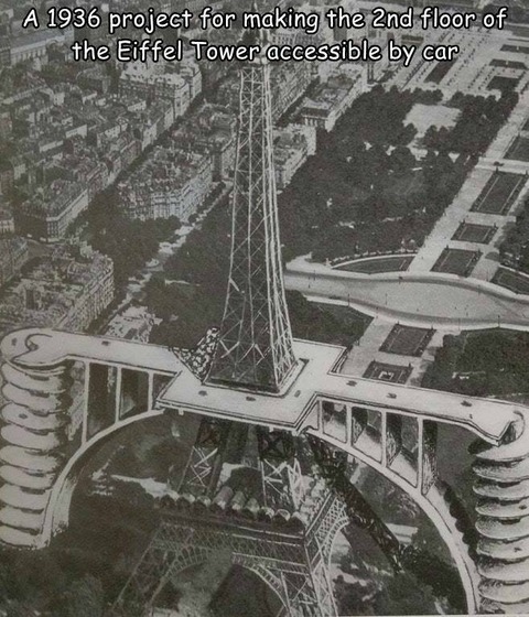 本来、エッフェル塔はこういう風に作る予定だった！？