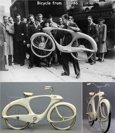 １９４６年の自転車が意外と未来的ｗｗｗ。