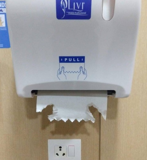 ペーパータオルのあるある。