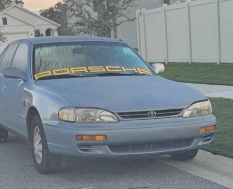 ポルシェだ！と主張するトヨタの車ｗ！！