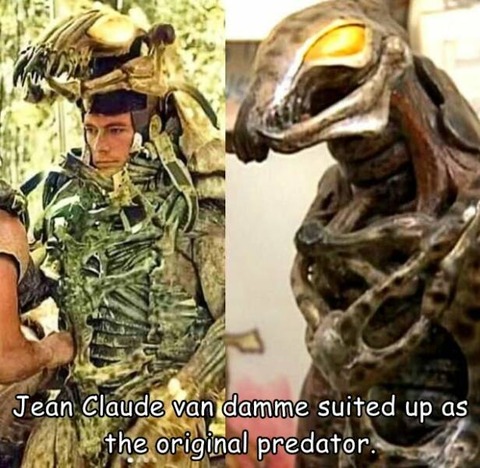 プレデターの中の人はジャンクロードバンダムだった…！？