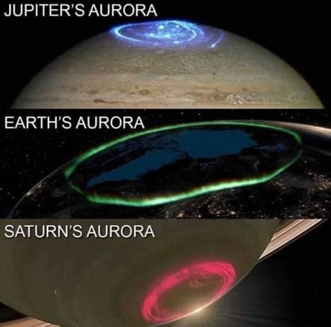 いろんな惑星に出たオーロラ！！