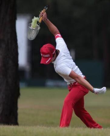 【画像】ゴルファーの石川遼選手がラーメンの水切りをしているコラ画像