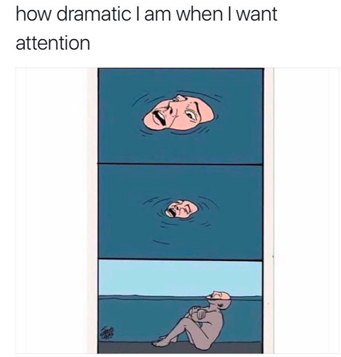 溺れる人