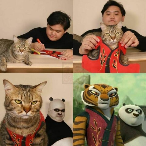 カンフーパンダのコスプレｗ！！